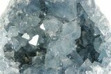 Sparkling Celestine (Celestite) Geode Section - Madagascar #364683-2